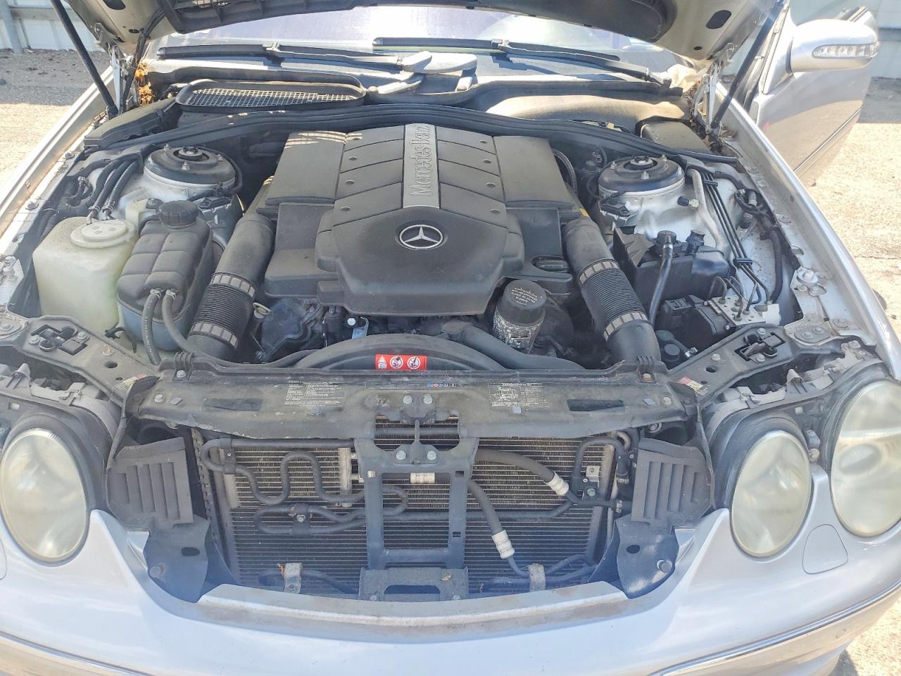 2005 Mercedes-benz Cl 500 Silver vin: WDBPJ75J95A044276