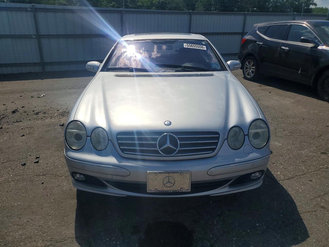 2005 Mercedes-benz Cl 500 Silver vin: WDBPJ75J95A044276