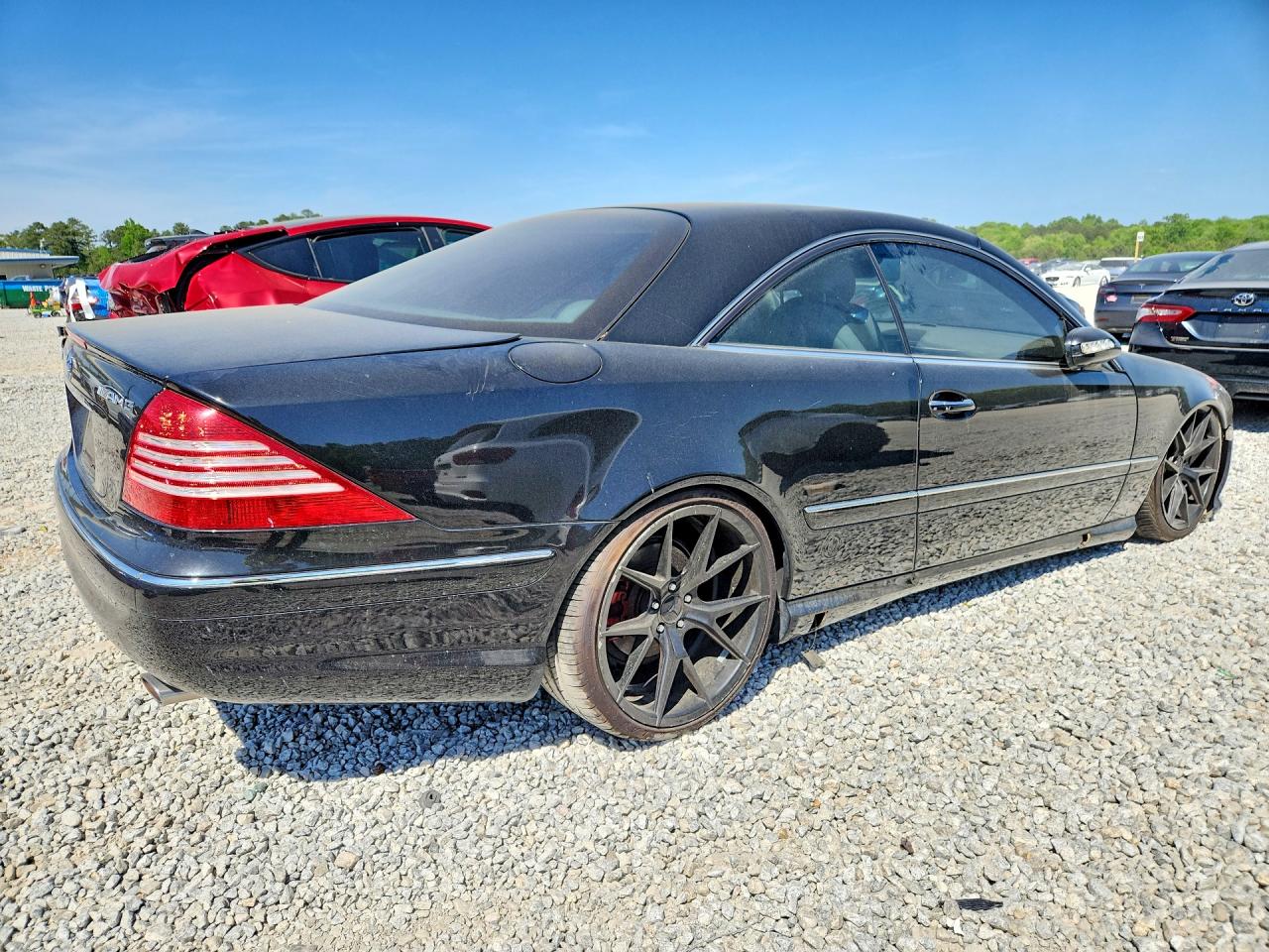 2003 Mercedes-benz Cl 500 Black vin: WDBPJ75JX3A034725