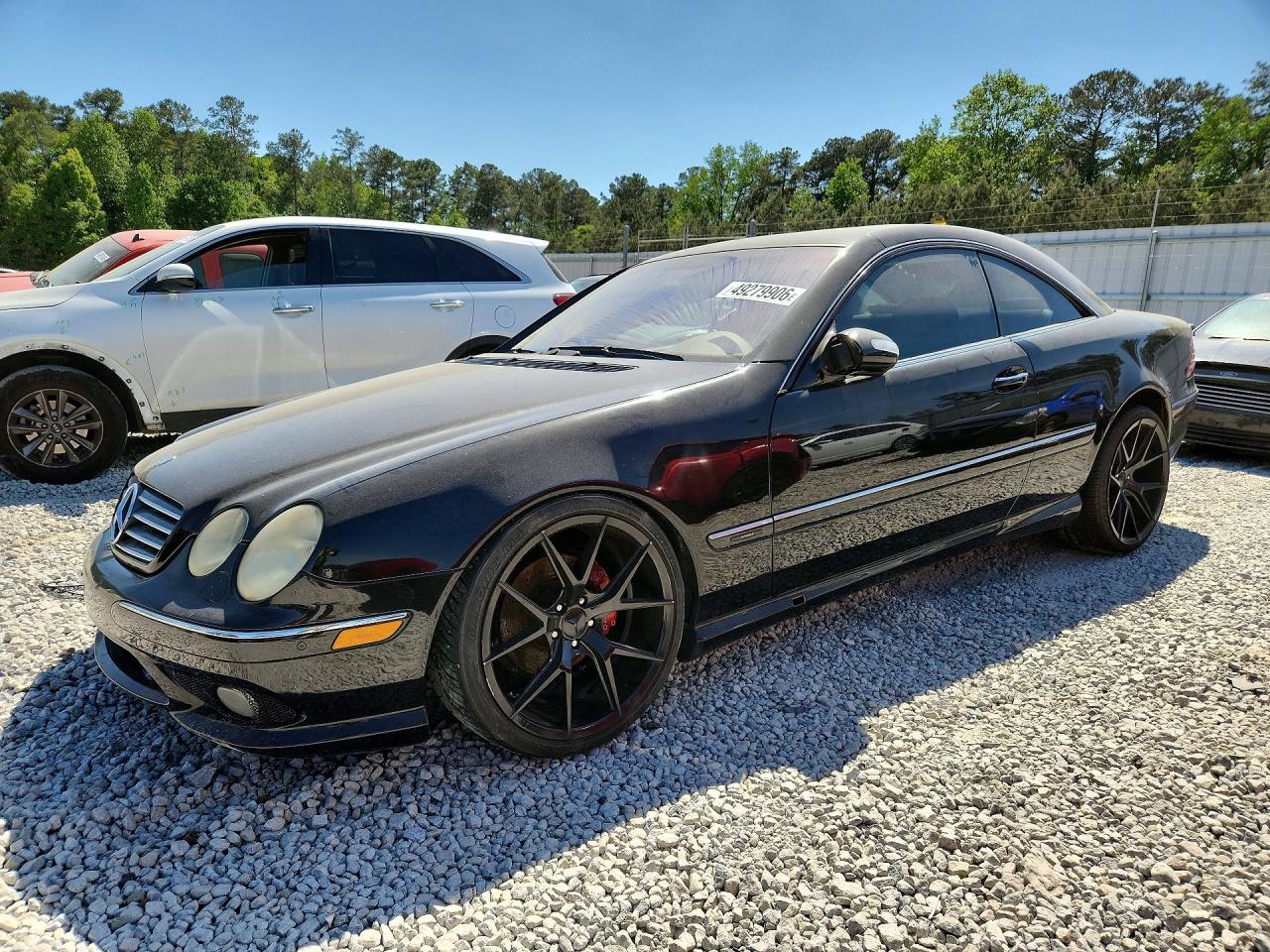 2003 Mercedes-benz Cl 500 Black vin: WDBPJ75JX3A034725