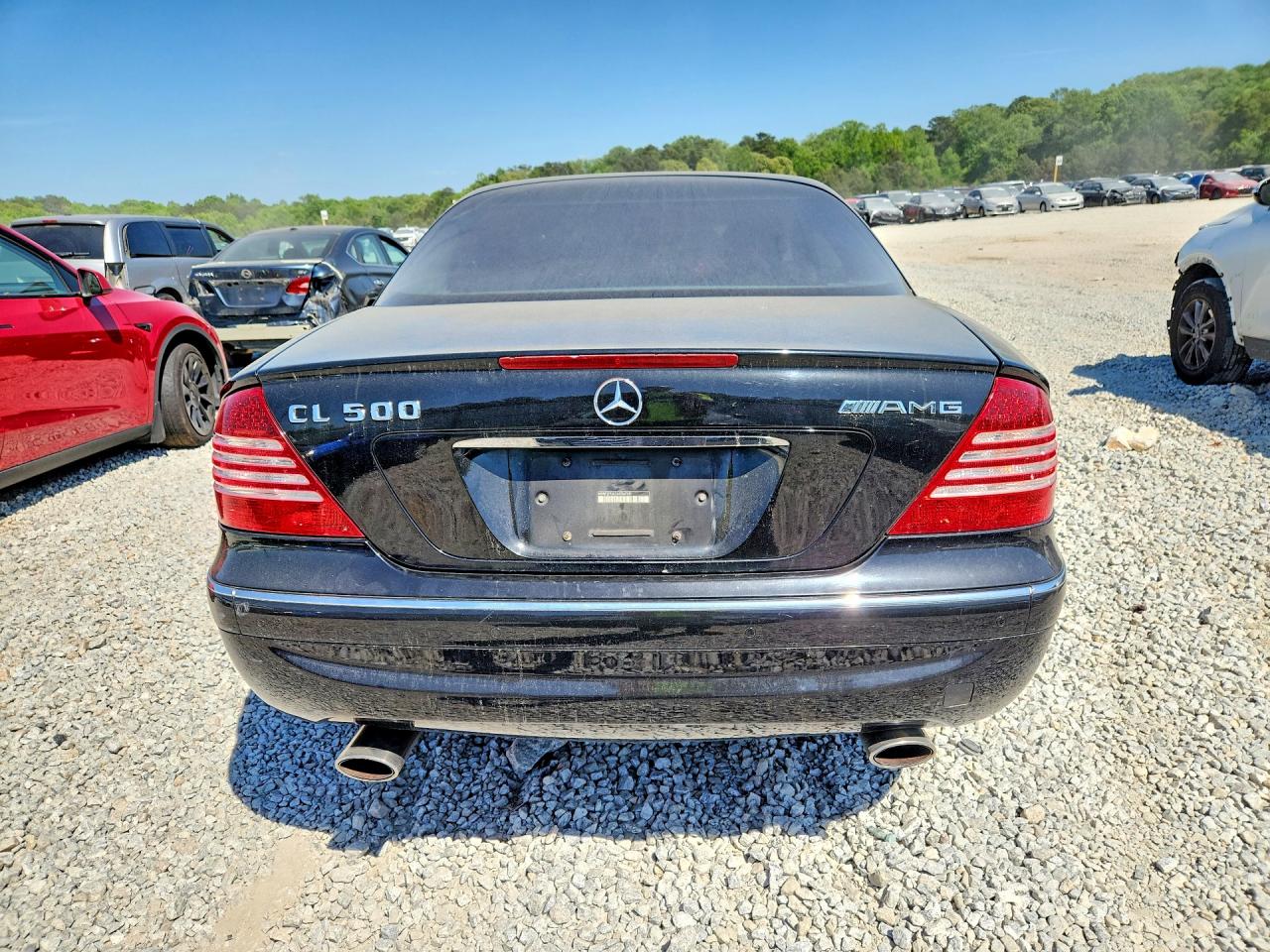 2003 Mercedes-benz Cl 500 Black vin: WDBPJ75JX3A034725