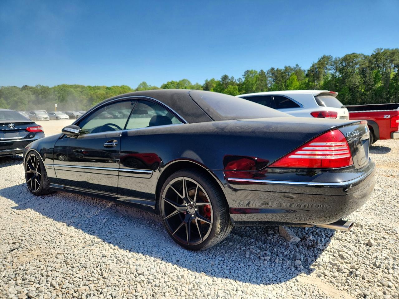 2003 Mercedes-benz Cl 500 Black vin: WDBPJ75JX3A034725