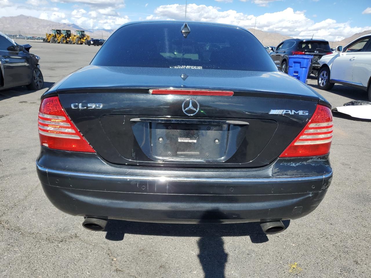 2003 Mercedes-benz Cl 500 Black vin: WDBPJ75JX3A035681