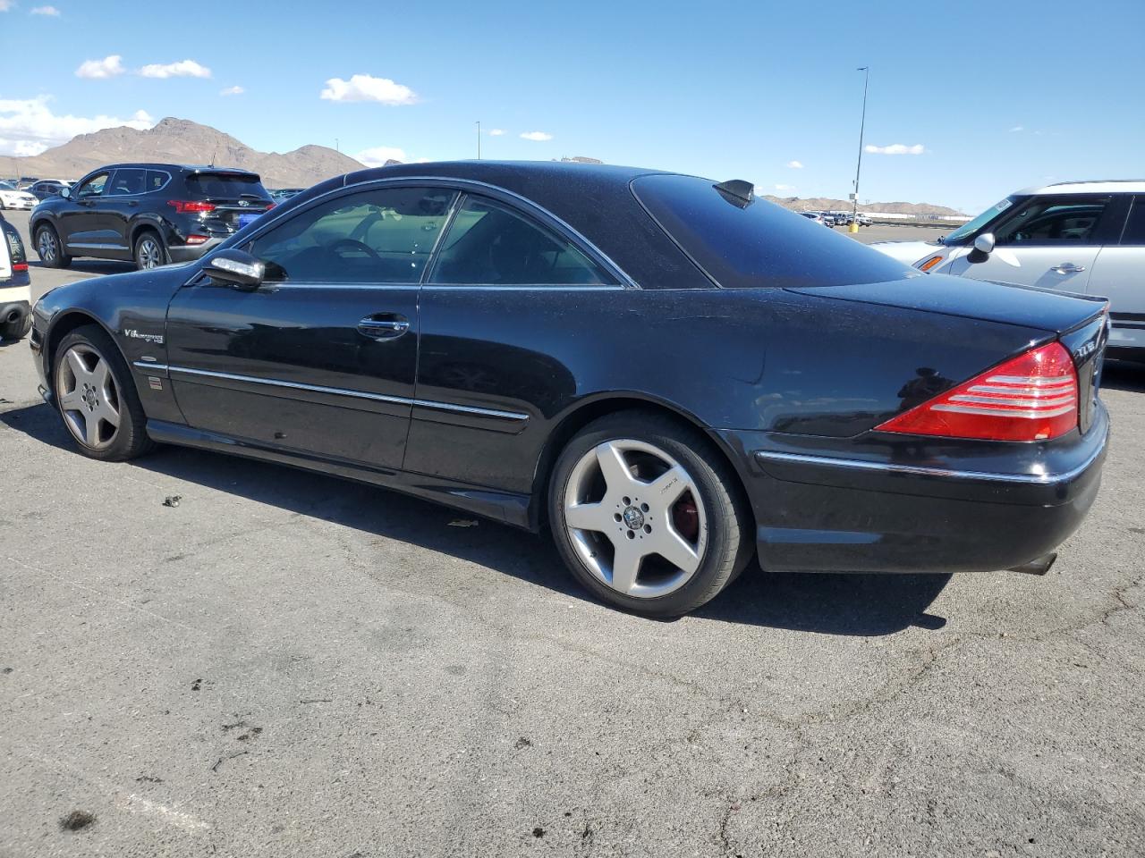 2003 Mercedes-benz Cl 500 Black vin: WDBPJ75JX3A035681