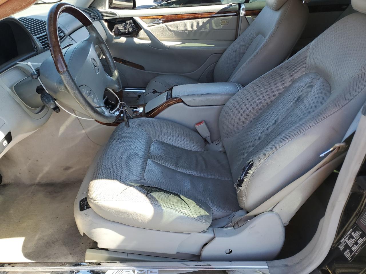 2003 Mercedes-benz Cl 500 Black vin: WDBPJ75JX3A035681