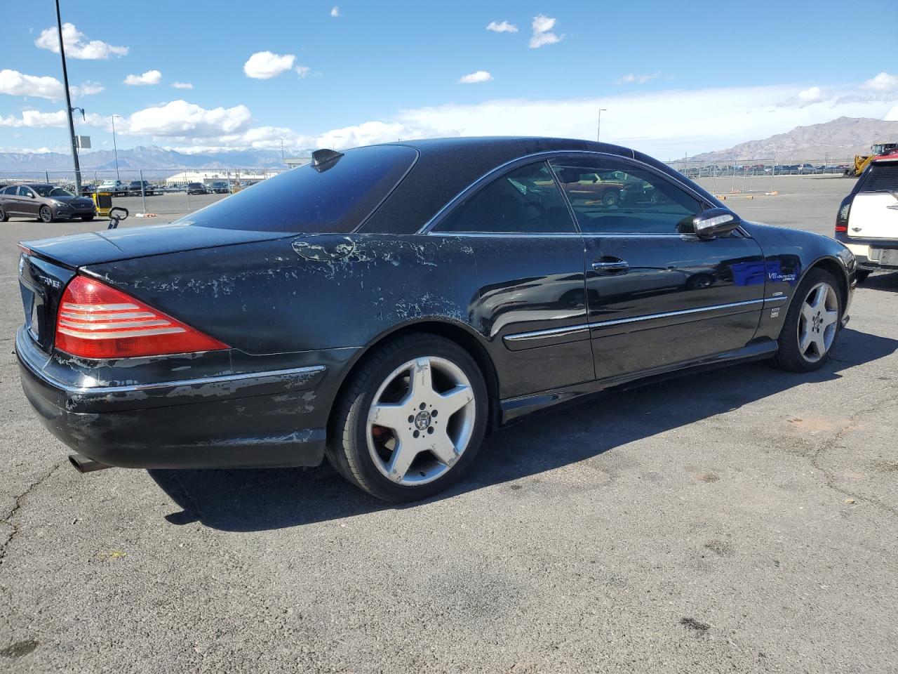 2003 Mercedes-benz Cl 500 Black vin: WDBPJ75JX3A035681