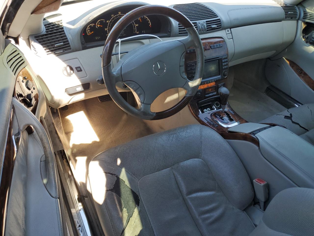 2003 Mercedes-benz Cl 500 Black vin: WDBPJ75JX3A035681