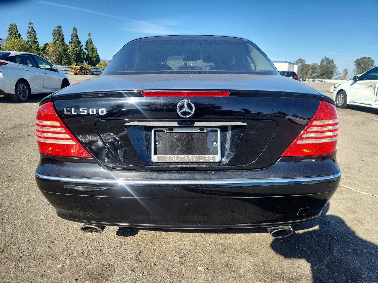 2004 Mercedes-benz Cl 500 Black vin: WDBPJ75JX4A039912