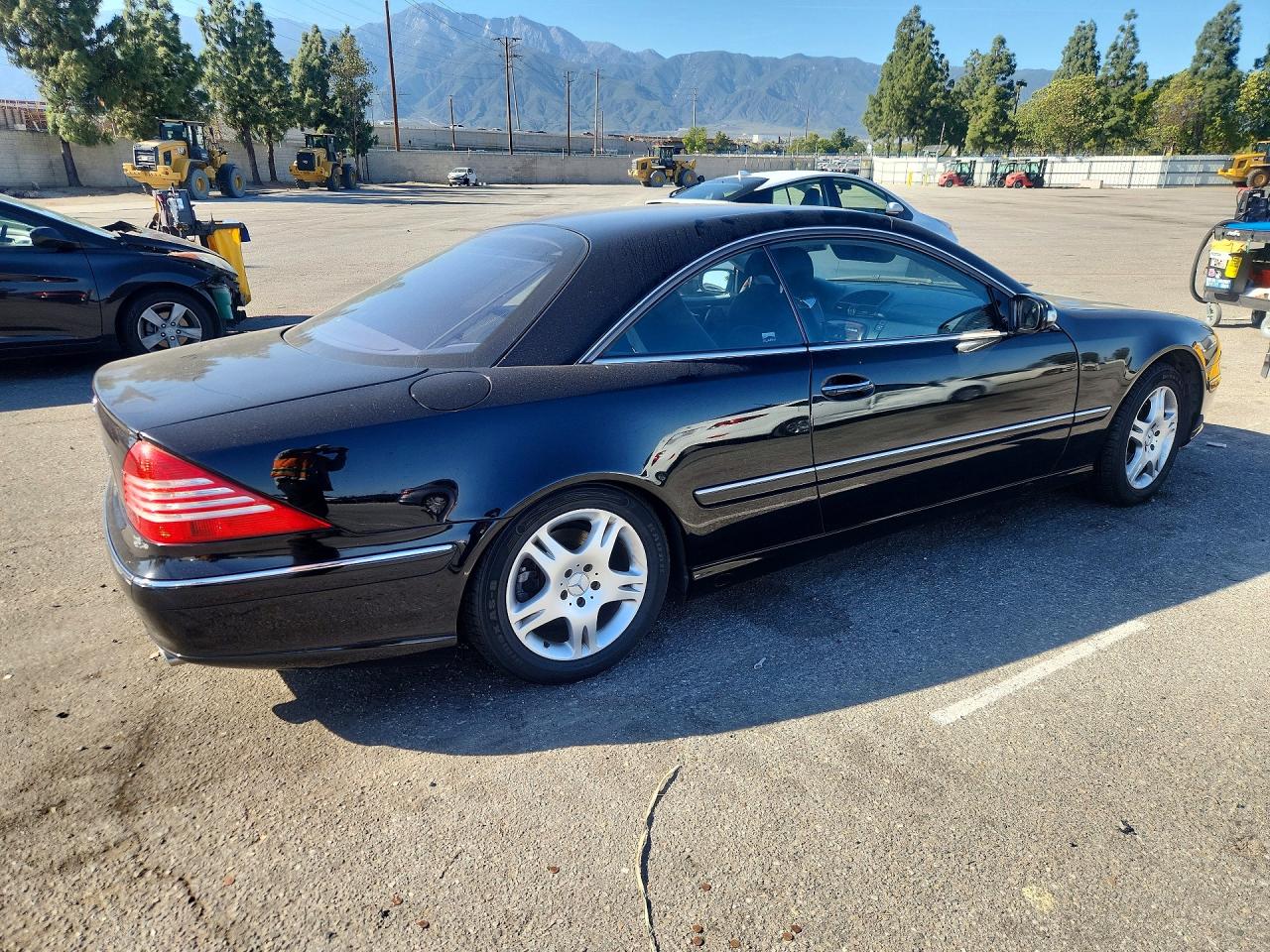 2004 Mercedes-benz Cl 500 Black vin: WDBPJ75JX4A039912