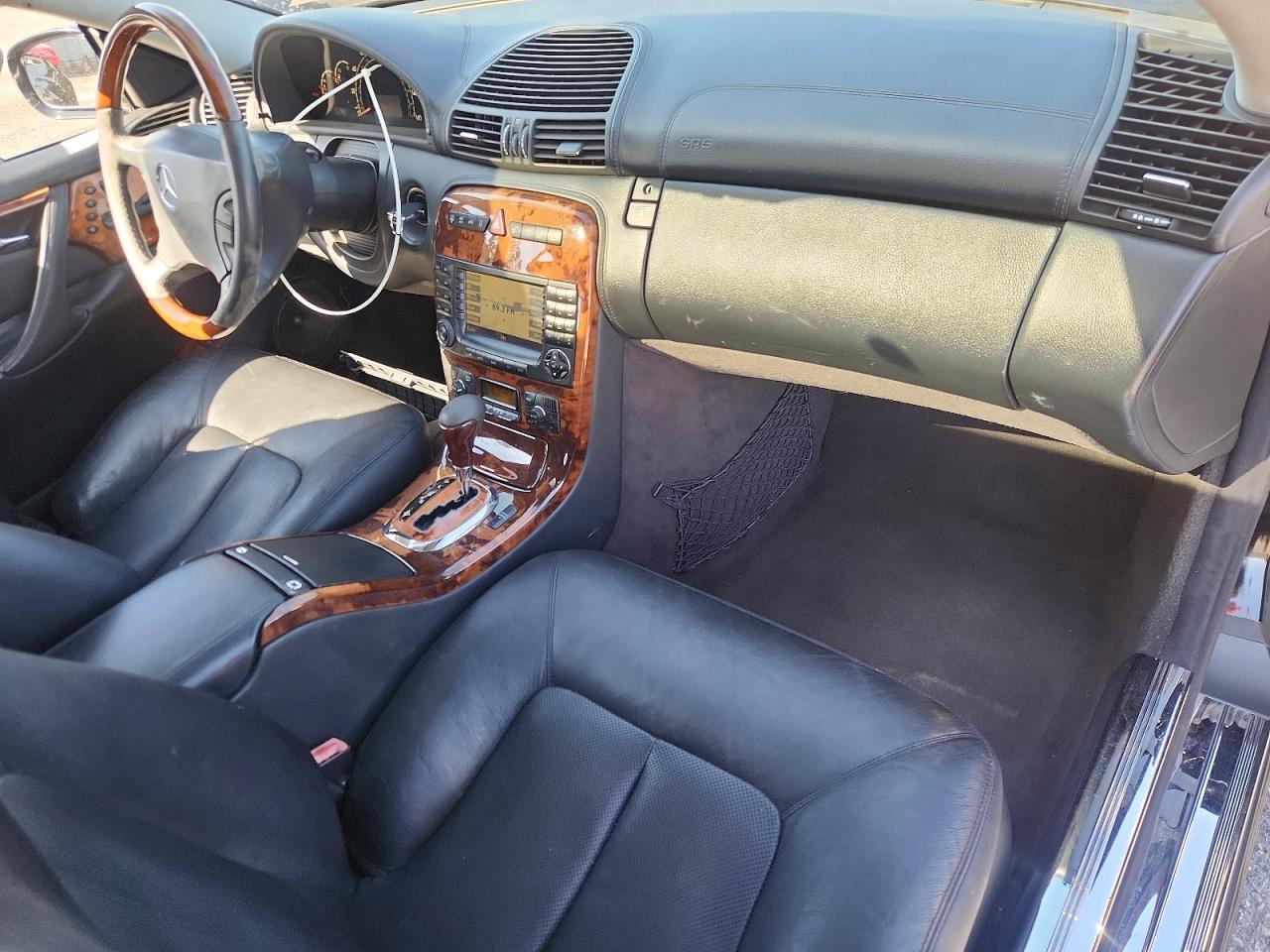 2004 Mercedes-benz Cl 500 Black vin: WDBPJ75JX4A039912
