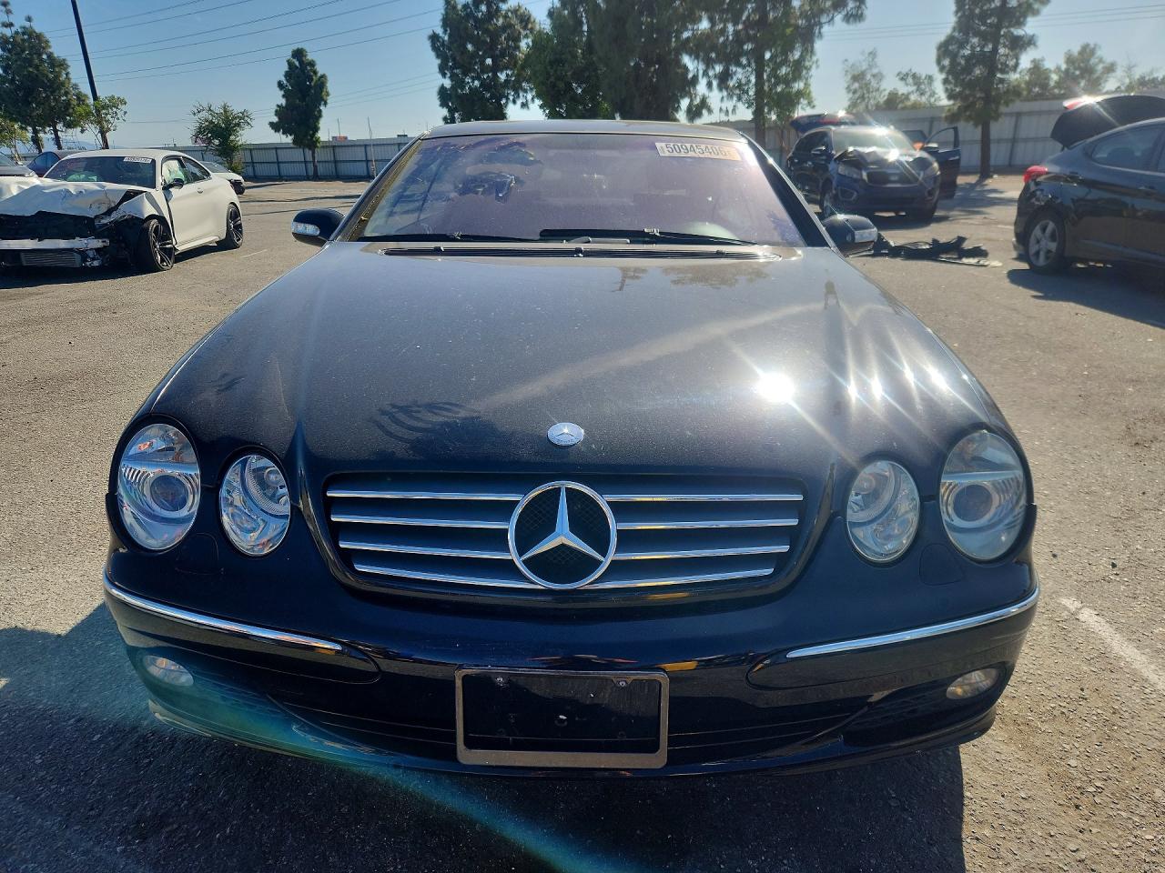 2004 Mercedes-benz Cl 500 Black vin: WDBPJ75JX4A039912