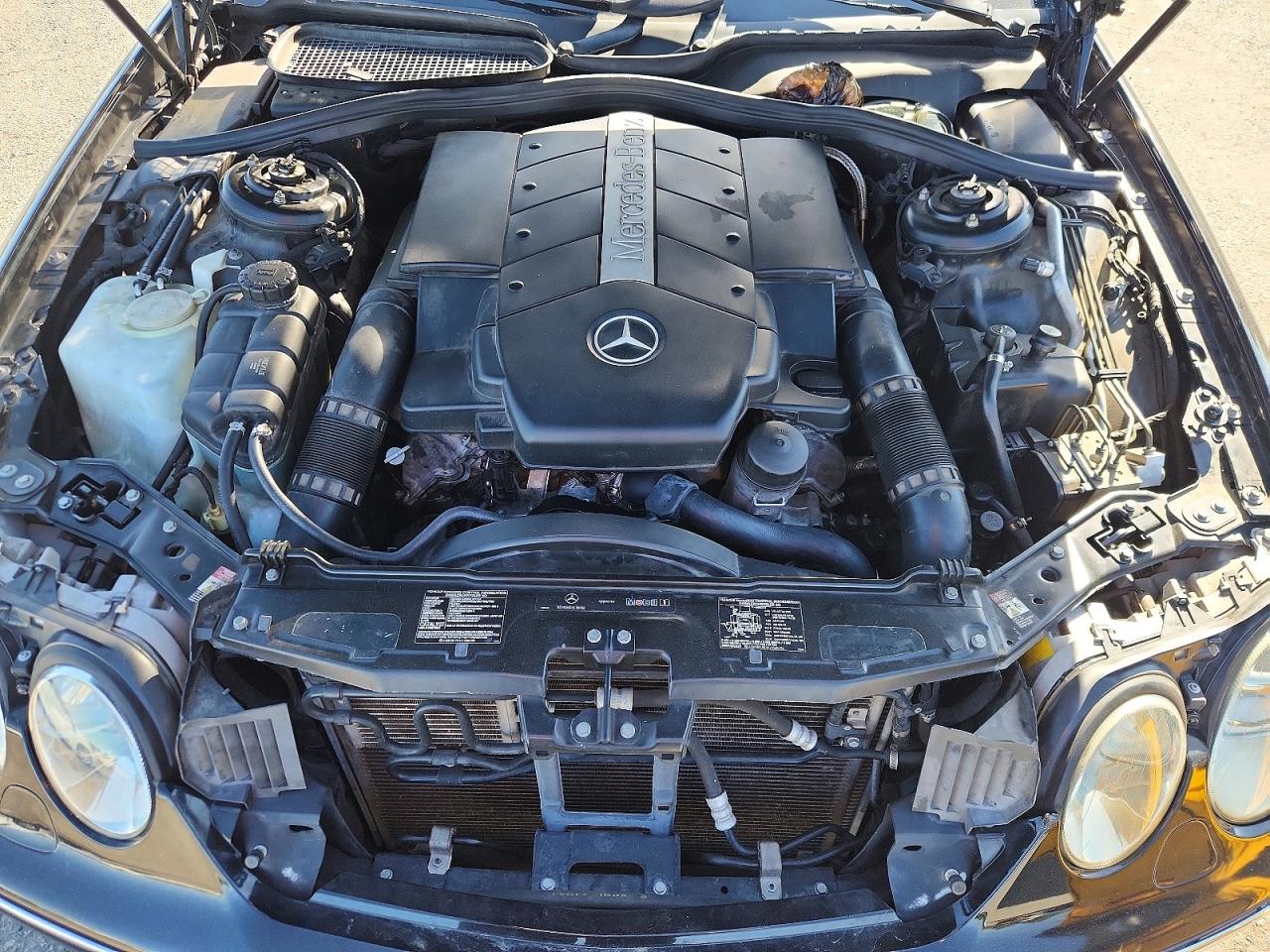 2004 Mercedes-benz Cl 500 Black vin: WDBPJ75JX4A039912