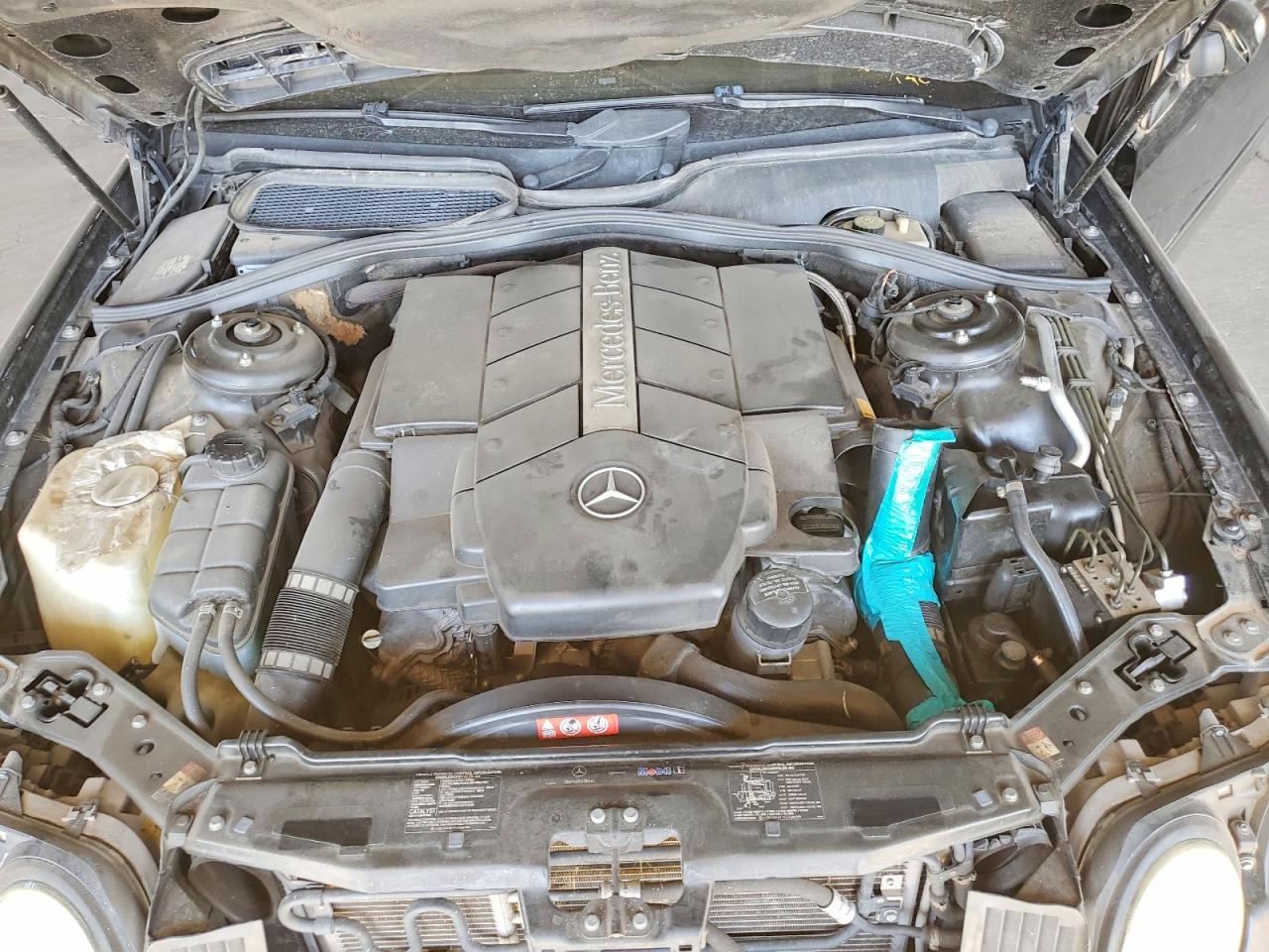 2005 Mercedes-benz Cl 500 Black vin: WDBPJ75JX5A044142