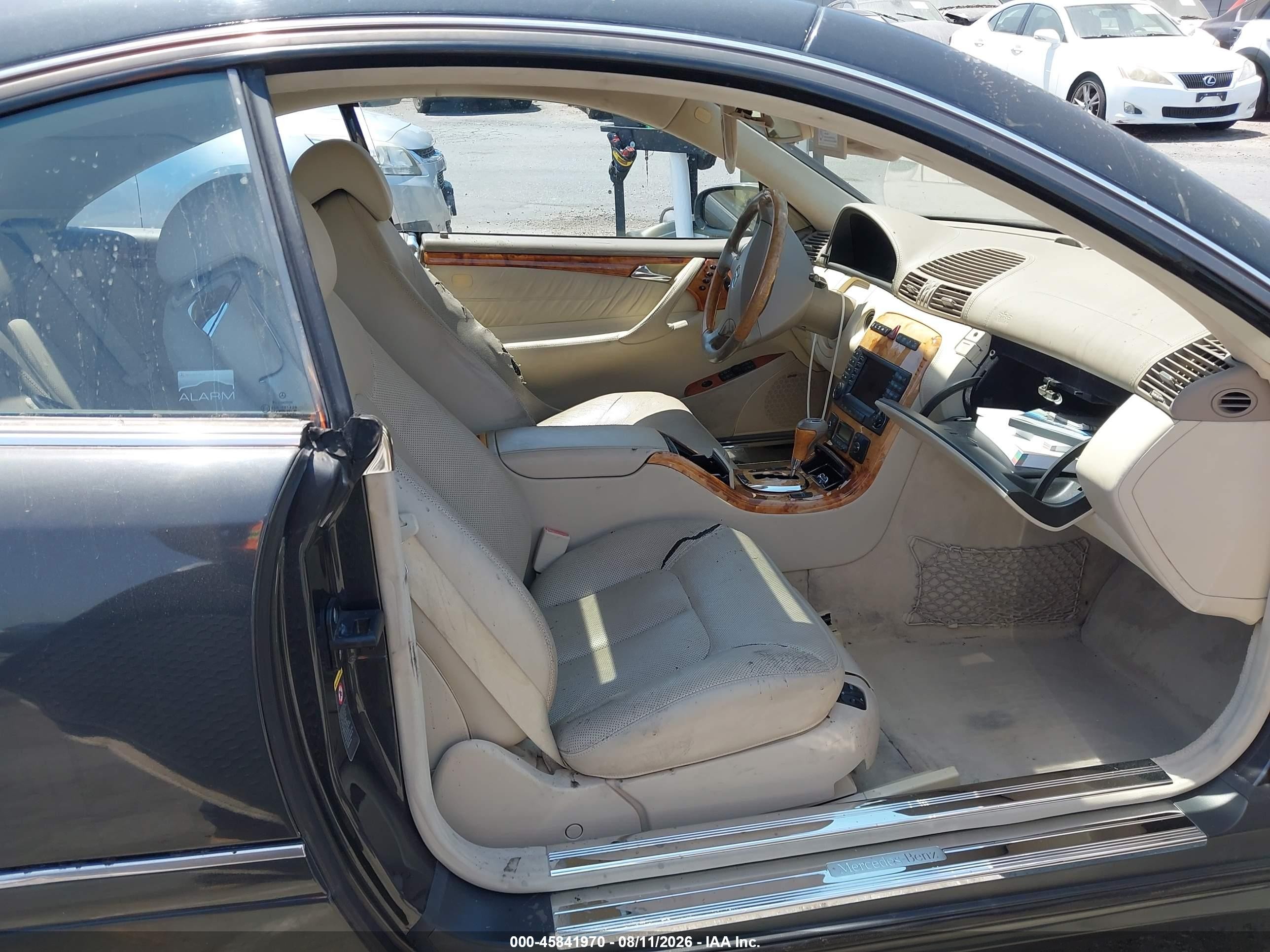 2004 Mercedes-benz Cl 600   Black vin: WDBPJ76J34A040043