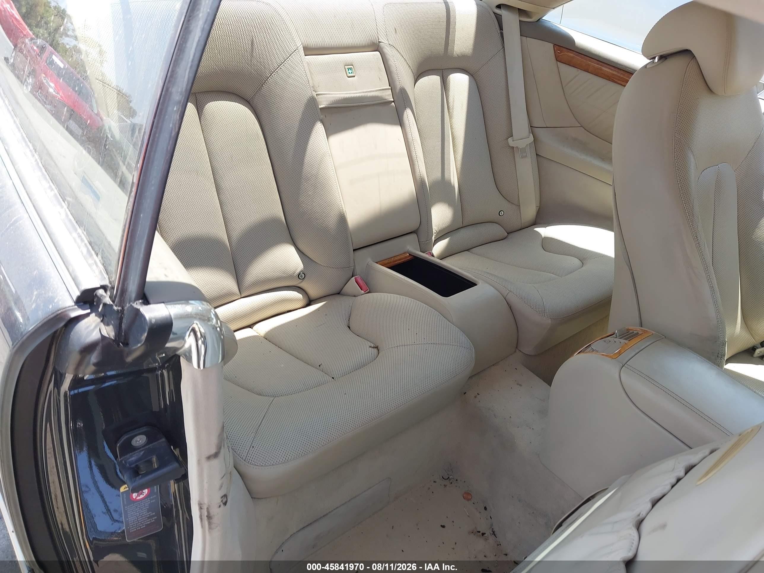2004 Mercedes-benz Cl 600   Black vin: WDBPJ76J34A040043