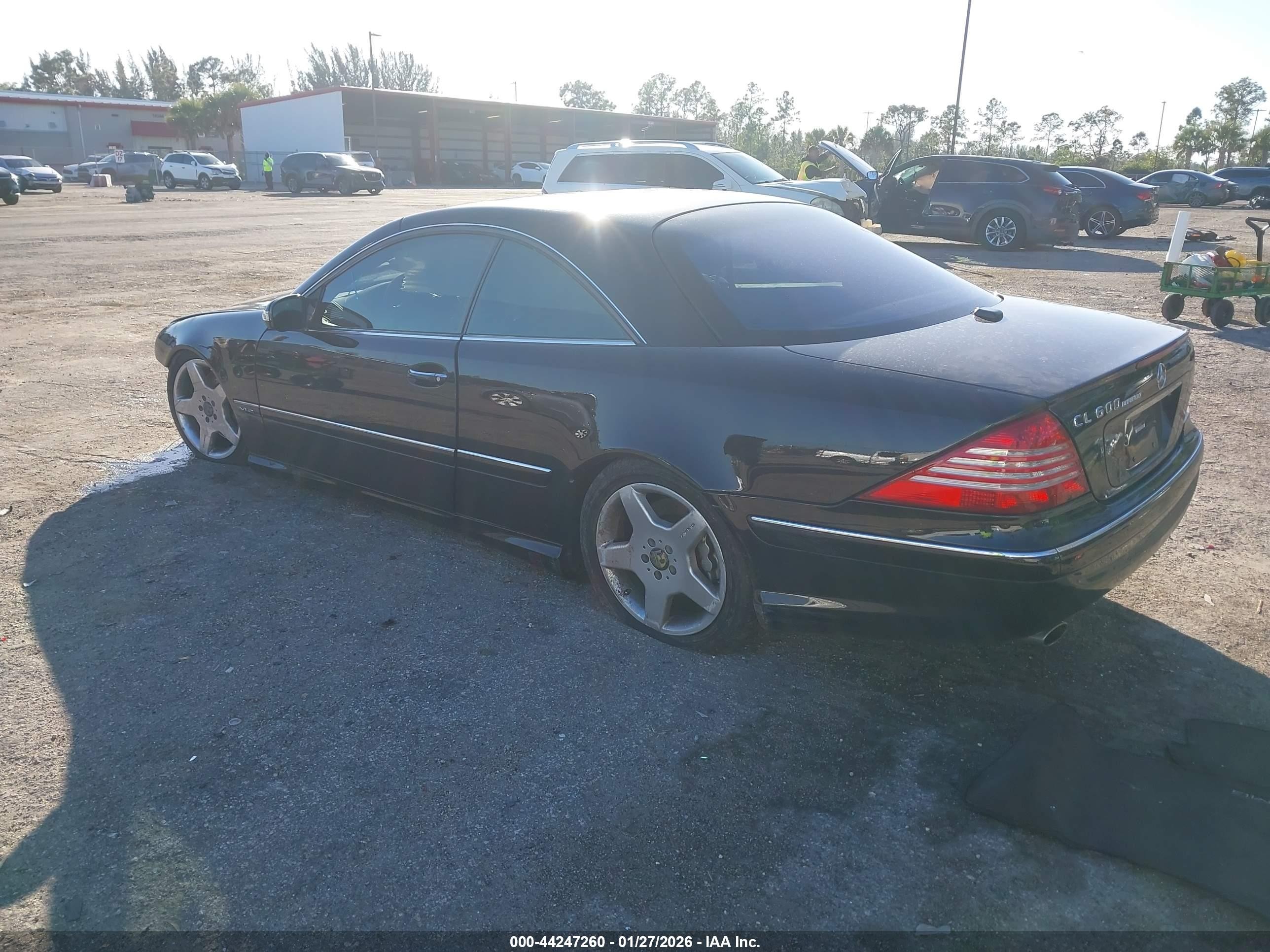 2004 Mercedes-benz Cl 600   Black vin: WDBPJ76J74A040286