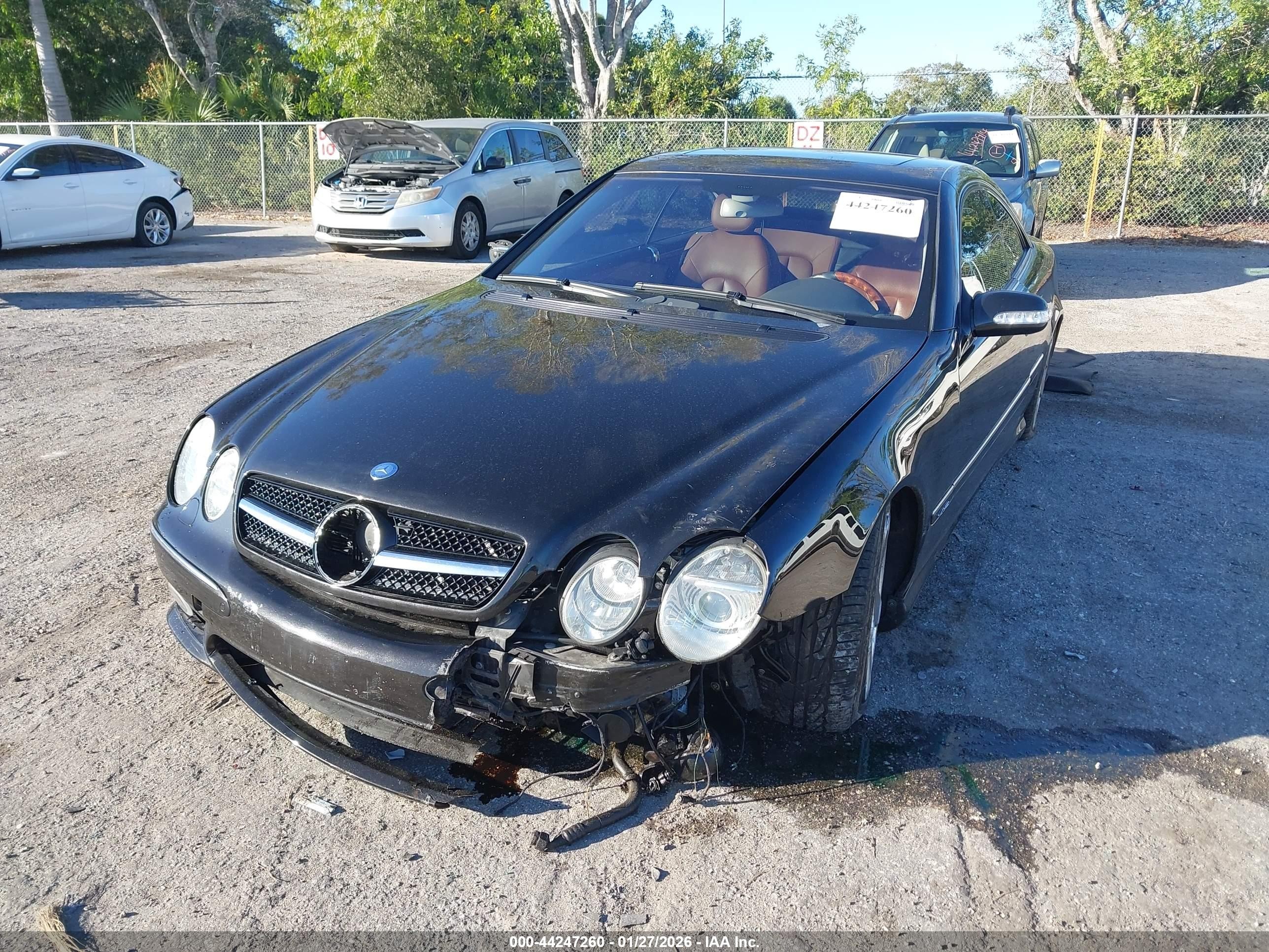 2004 Mercedes-benz Cl 600   Black vin: WDBPJ76J74A040286
