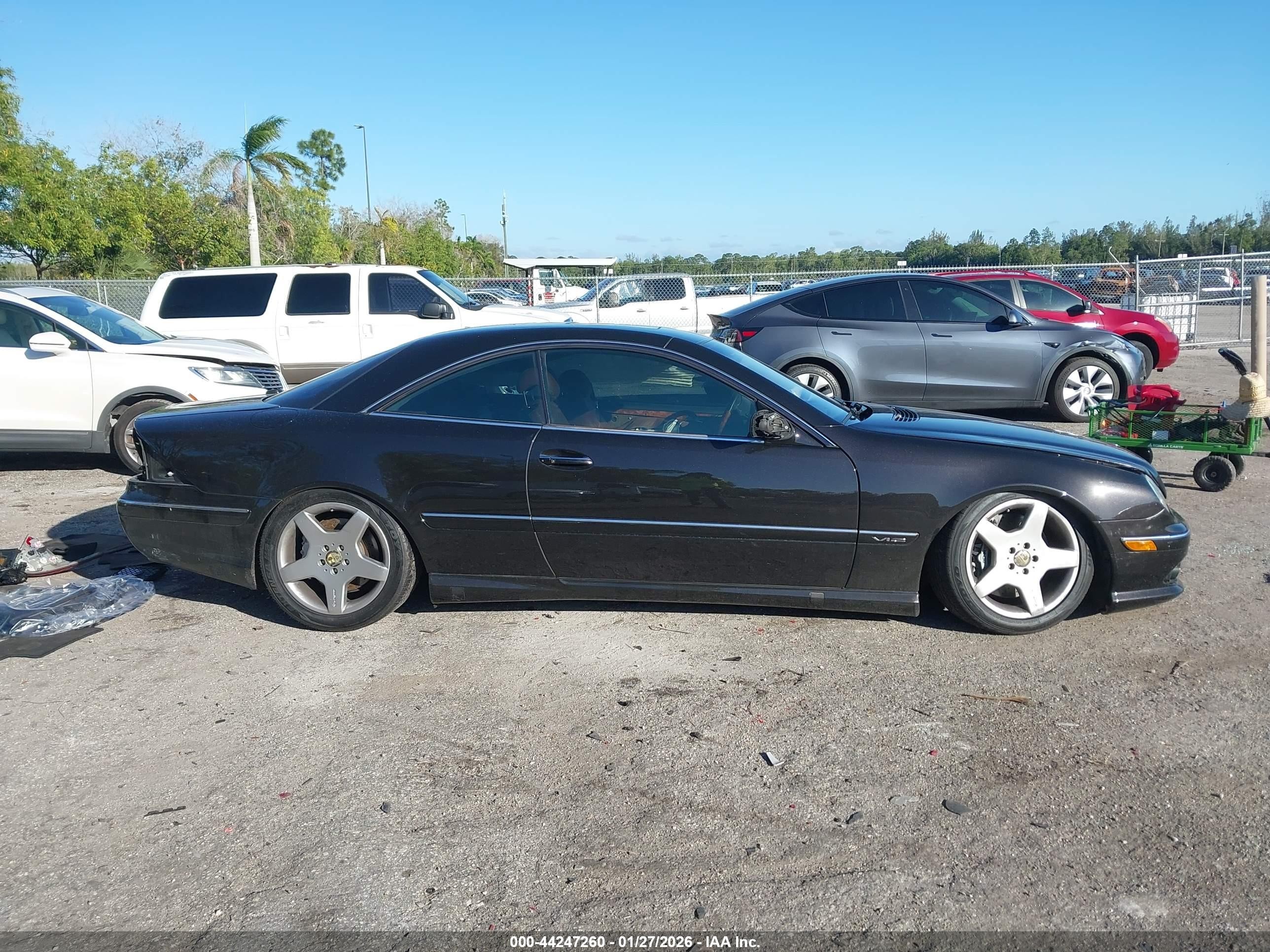 2004 Mercedes-benz Cl 600   Black vin: WDBPJ76J74A040286