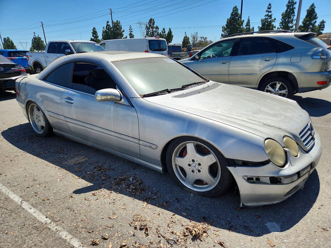 2001 Mercedes-benz Cl 600 Silver vin: WDBPJ78J11A009706