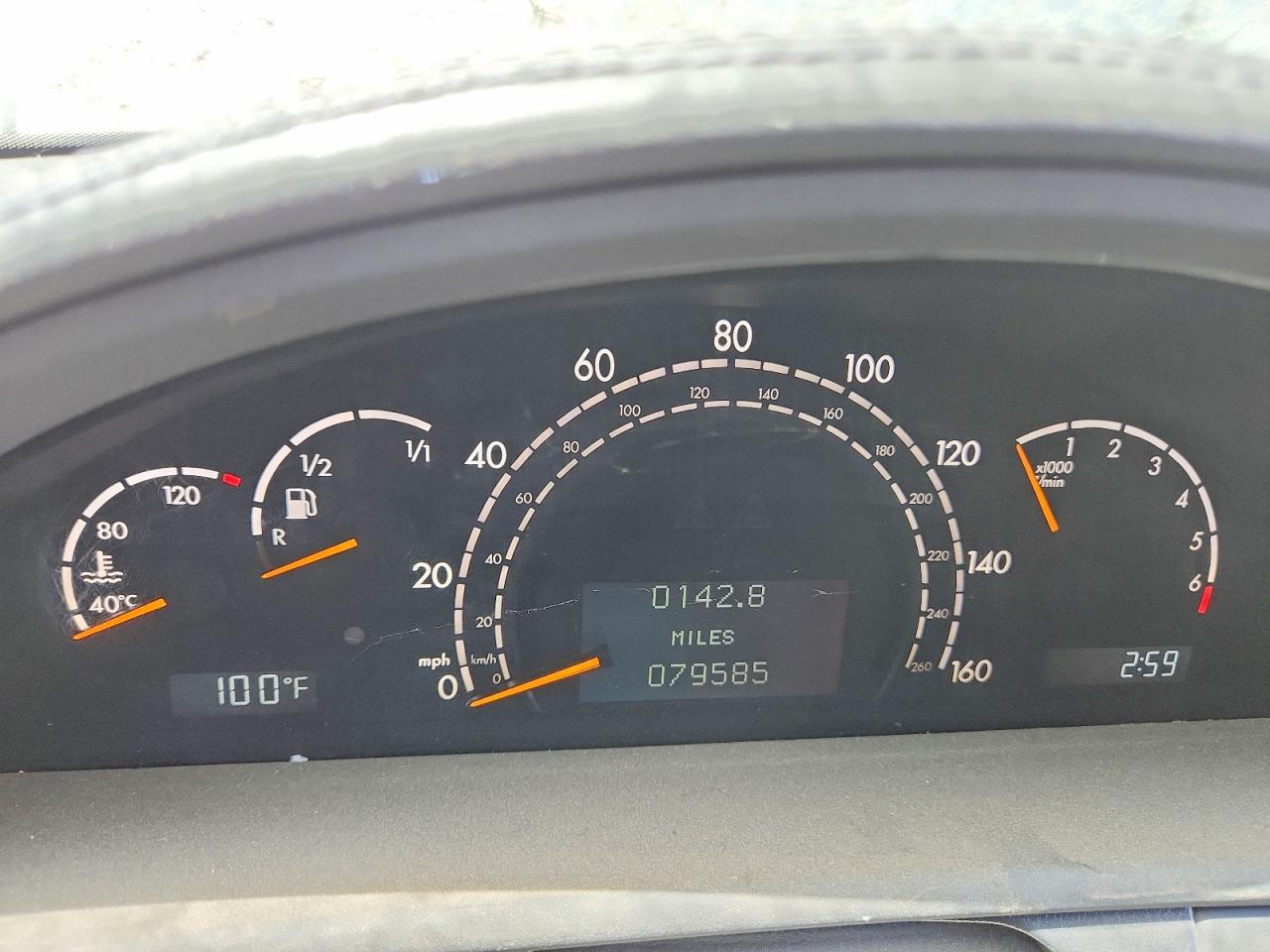 2001 Mercedes-benz Cl 600 Silver vin: WDBPJ78J11A009706