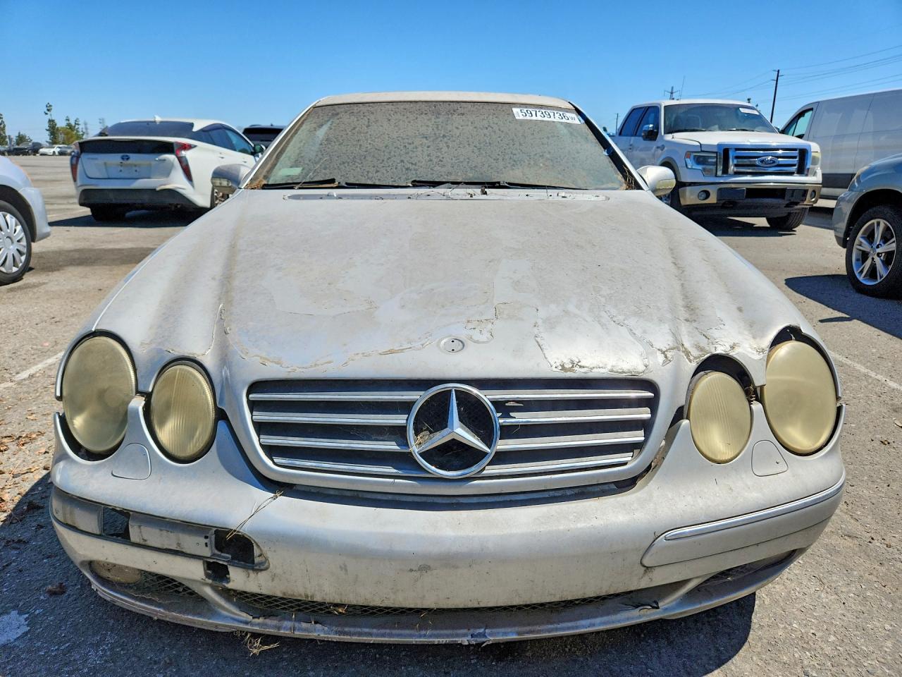 2001 Mercedes-benz Cl 600 Silver vin: WDBPJ78J11A009706