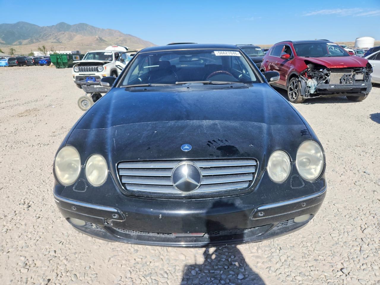 2002 Mercedes-benz Cl 600 Black vin: WDBPJ78J72A026897