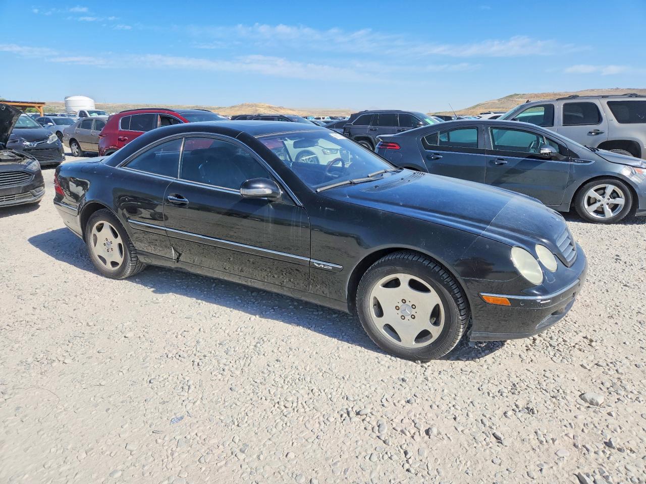 2002 Mercedes-benz Cl 600 Black vin: WDBPJ78J72A026897