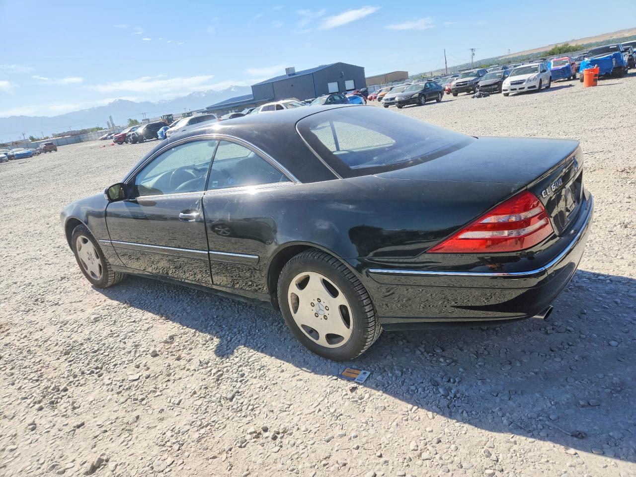 2002 Mercedes-benz Cl 600 Black vin: WDBPJ78J72A026897