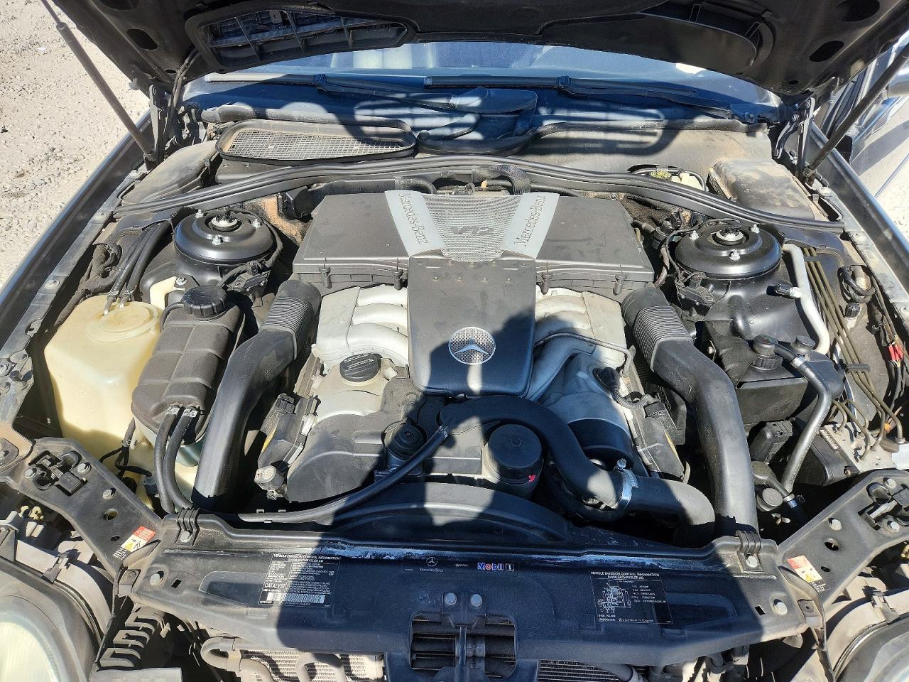 2002 Mercedes-benz Cl 600 Black vin: WDBPJ78J72A026897