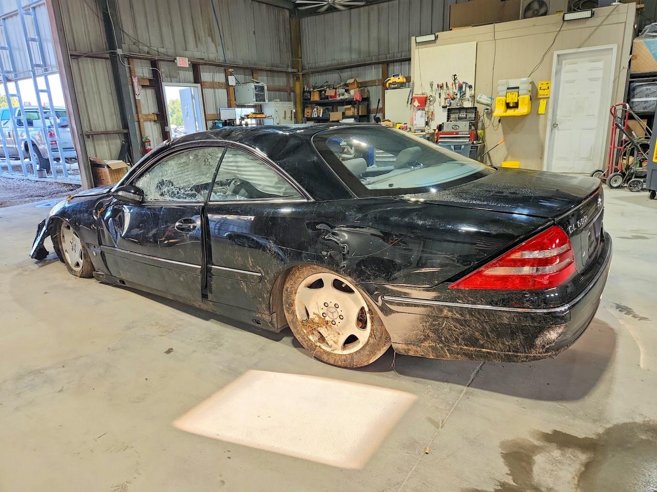 2002 Mercedes-benz Cl600 Black vin: WDBPJ78J92A023645