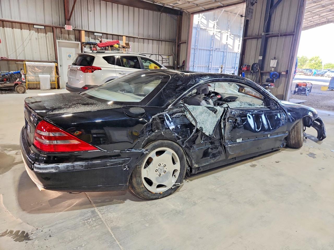 2002 Mercedes-benz Cl600 Black vin: WDBPJ78J92A023645