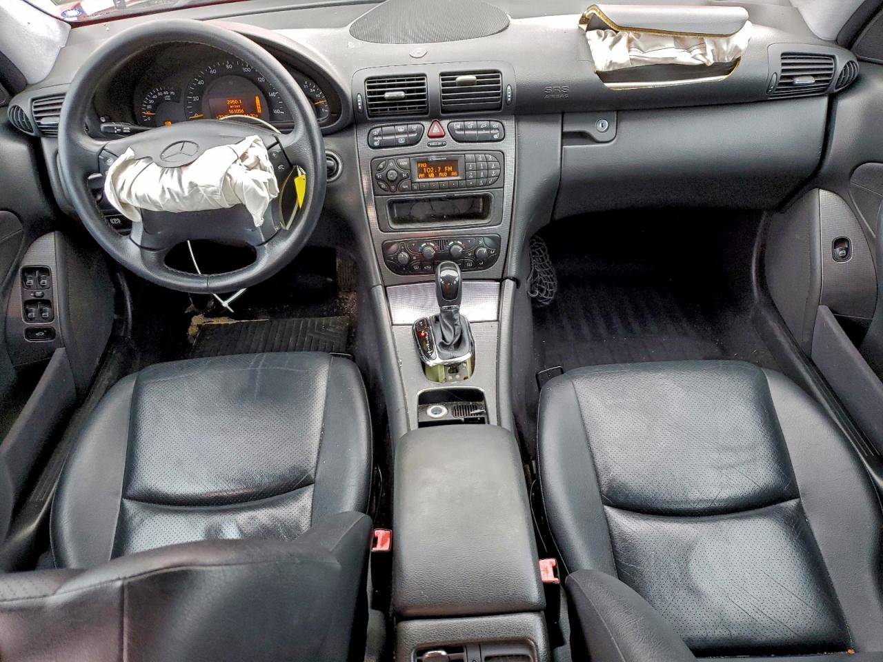 2003 Mercedes-benz C 230k Sport Sedan Red vin: WDBRF40J03F380821