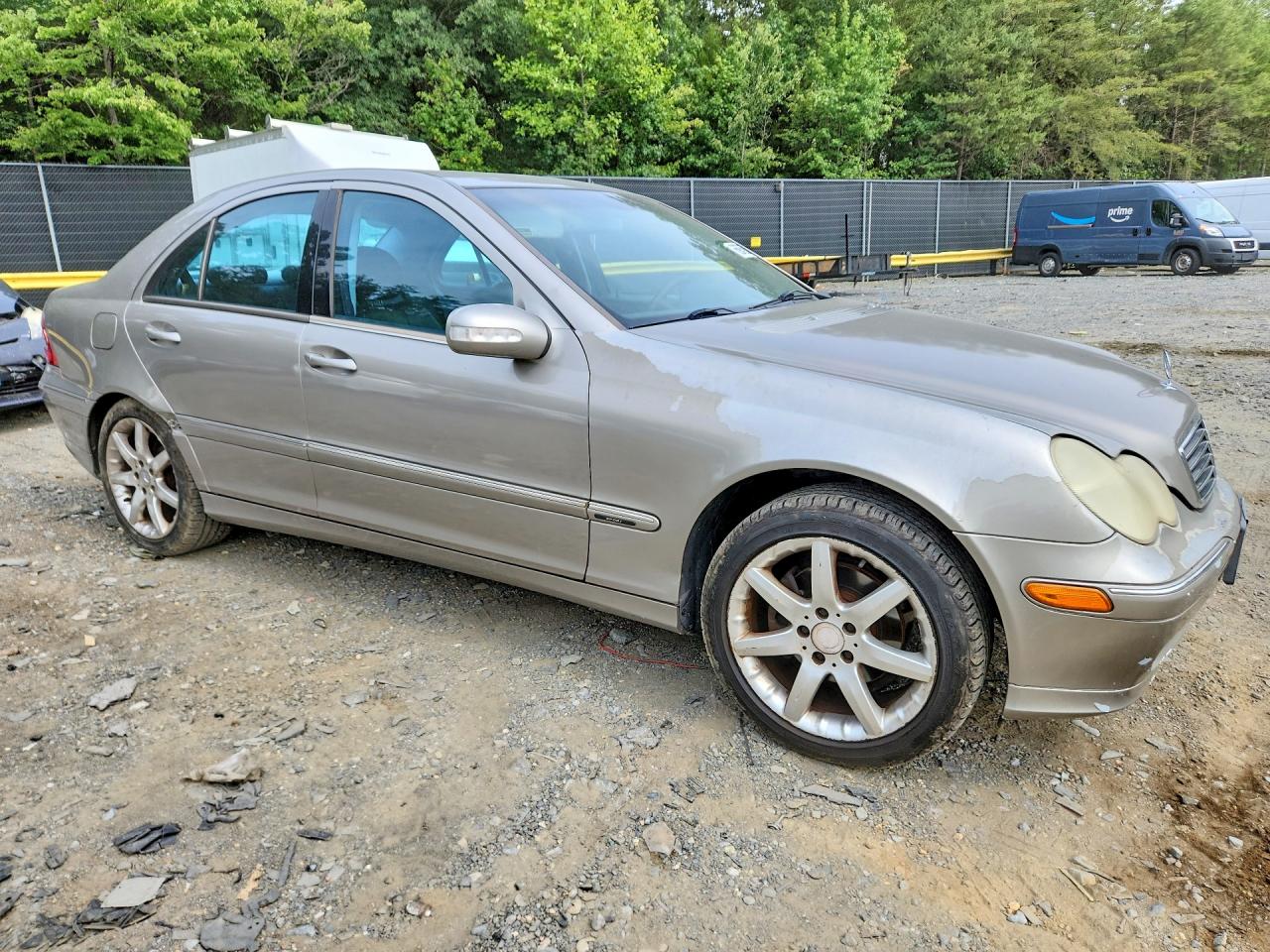 2003 Mercedes-benz C 230k Sport Sedan Beige vin: WDBRF40J03F433484