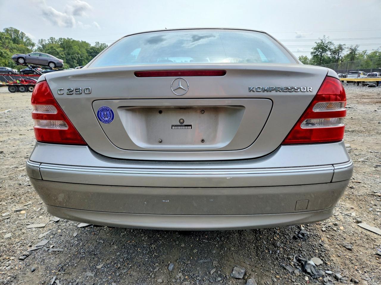 2003 Mercedes-benz C 230k Sport Sedan Beige vin: WDBRF40J03F433484