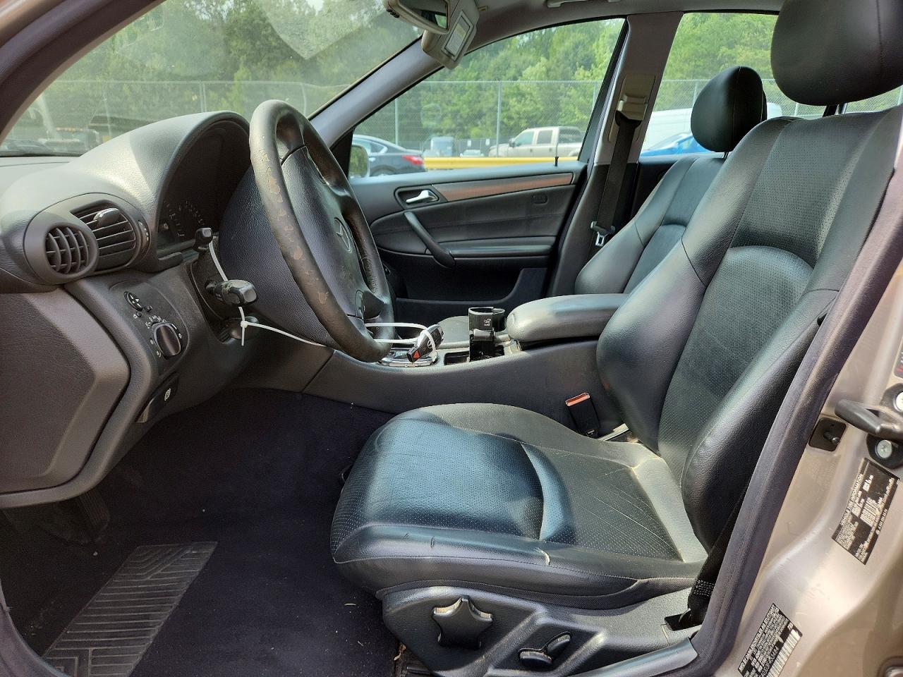 2003 Mercedes-benz C 230k Sport Sedan Beige vin: WDBRF40J03F433484