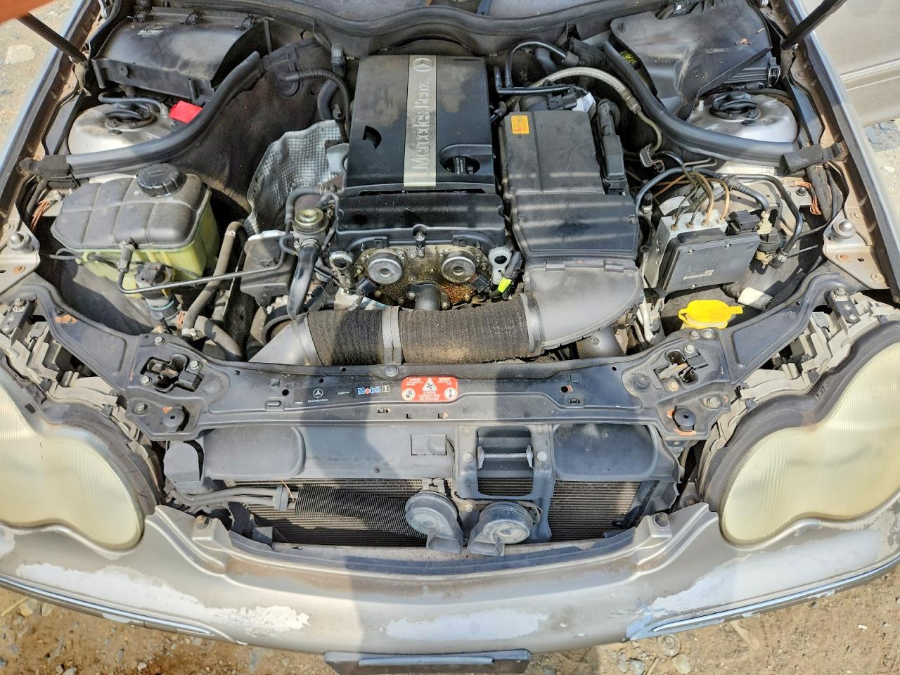 2003 Mercedes-benz C 230k Sport Sedan Beige vin: WDBRF40J03F433484