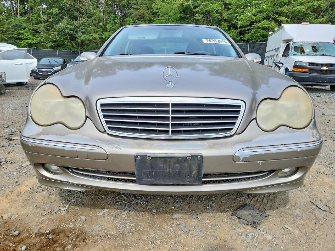 2003 Mercedes-benz C 230k Sport Sedan Beige vin: WDBRF40J03F433484