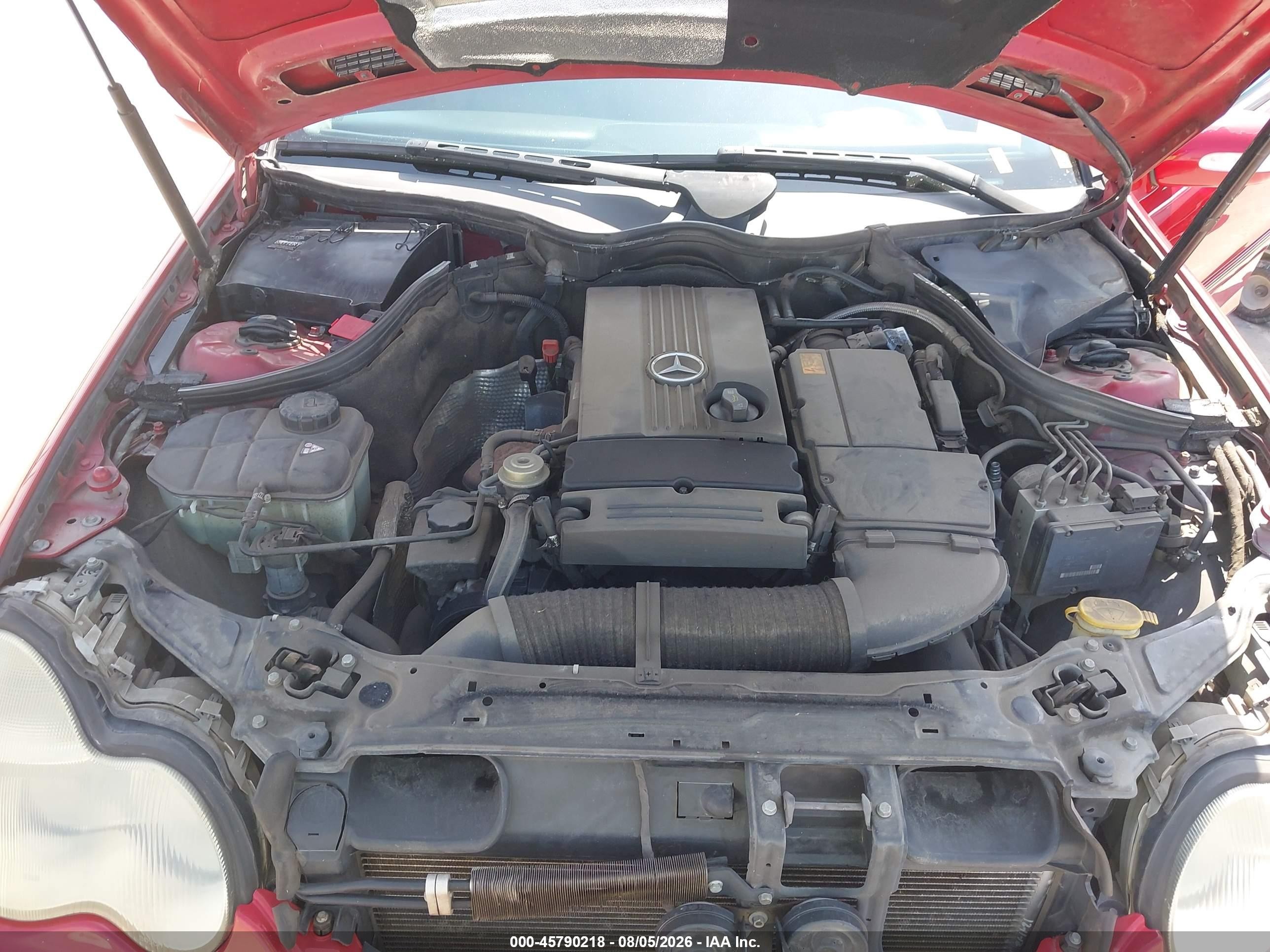 2004 Mercedes-benz C 230 Kompressor Sport/sport Red vin: WDBRF40J04A636373