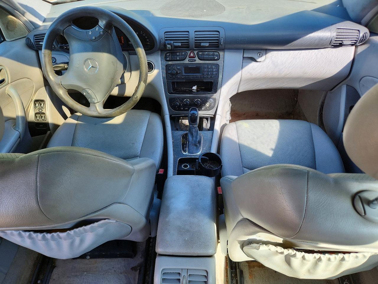 2004 Mercedes-benz C 230k Sport Sedan Серебряный vin: WDBRF40J04F459682