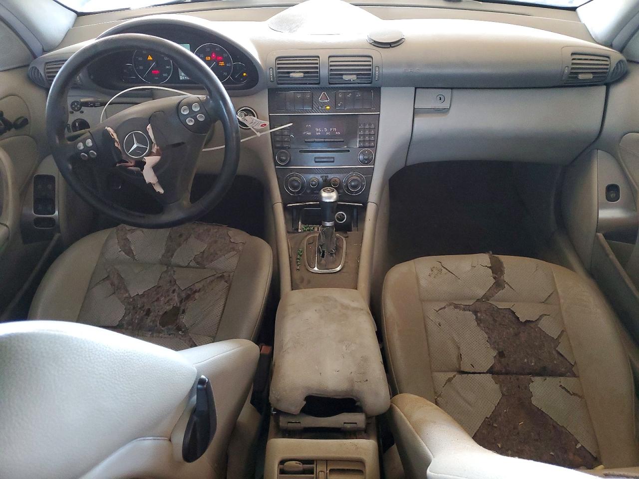 2005 Mercedes-benz C 230k Sport Sedan Синий vin: WDBRF40J05F606701