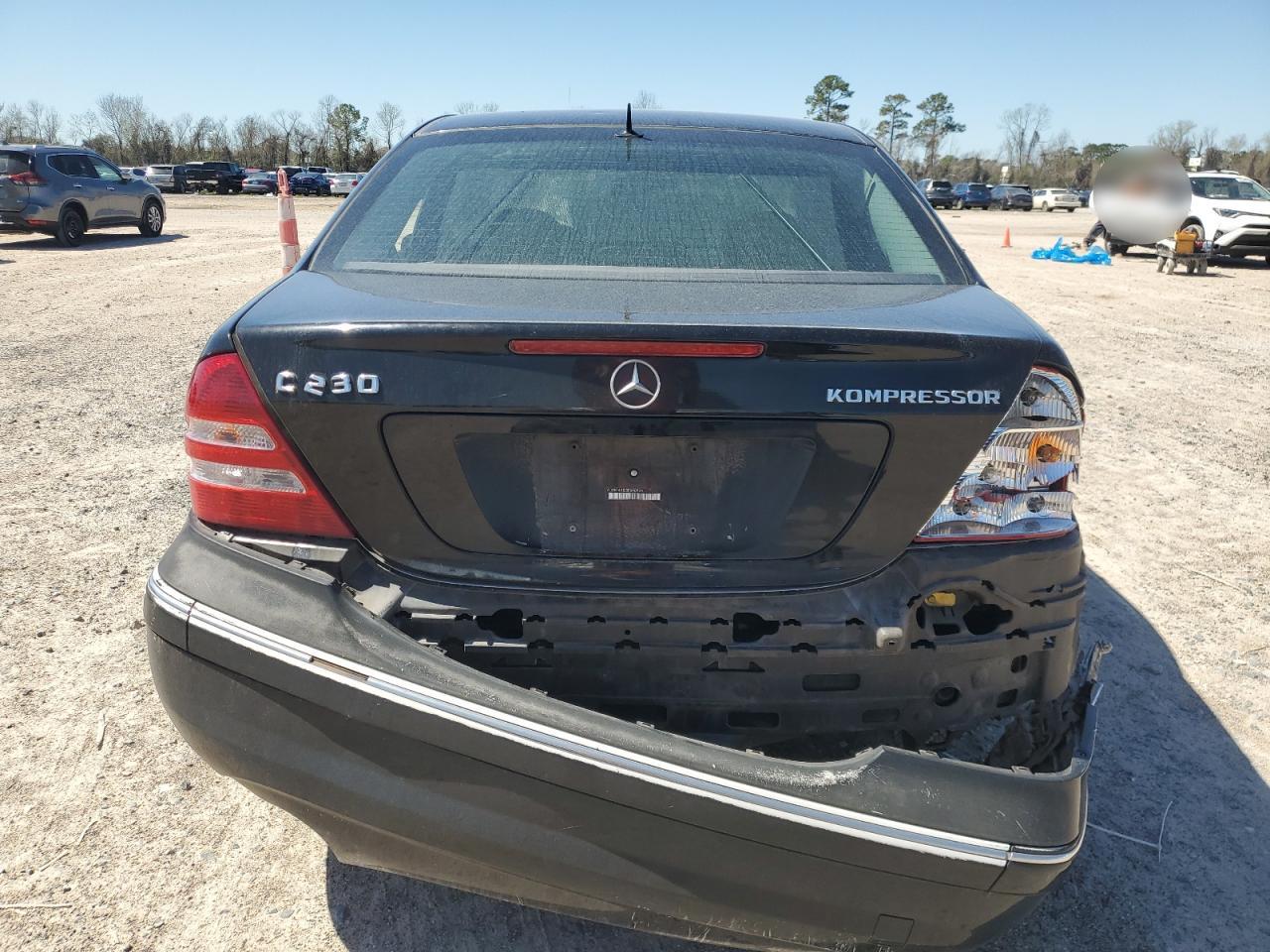 2005 Mercedes-benz C 230k Sport Sedan Black vin: WDBRF40J05F640928