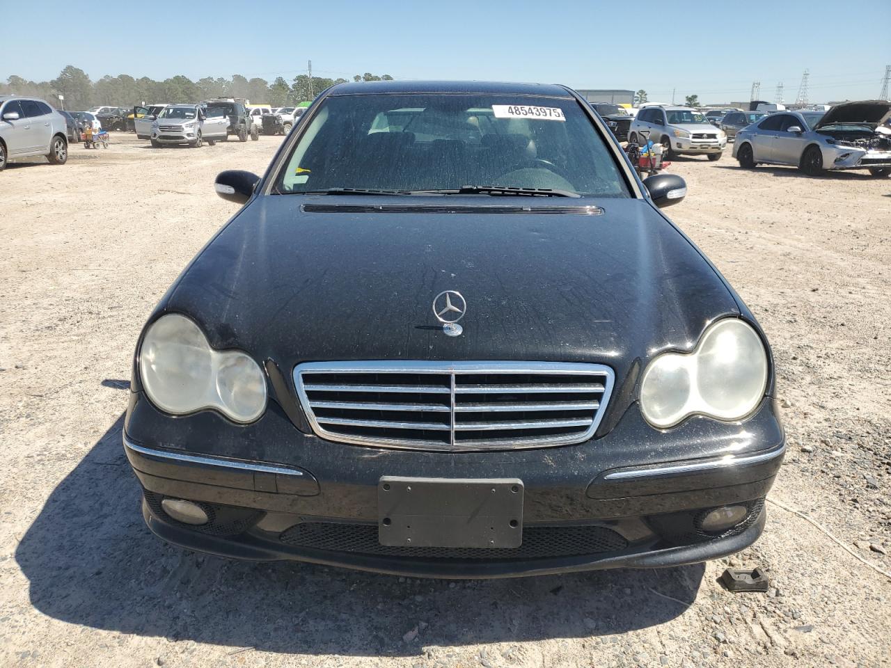 2005 Mercedes-benz C 230k Sport Sedan Black vin: WDBRF40J05F640928