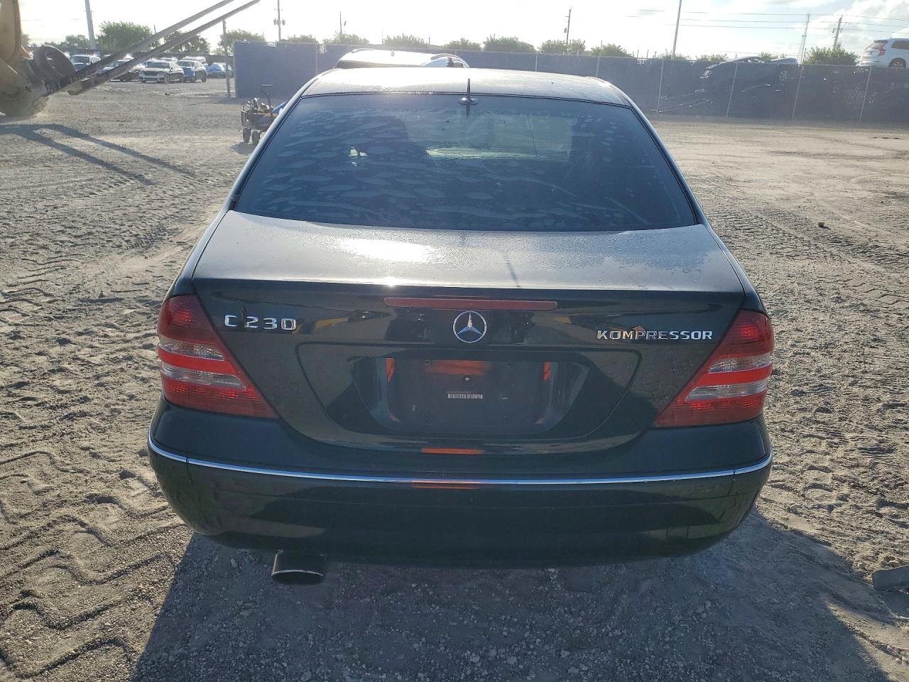 2005 Mercedes-benz C 230k Sport Sedan Black vin: WDBRF40J05F654828