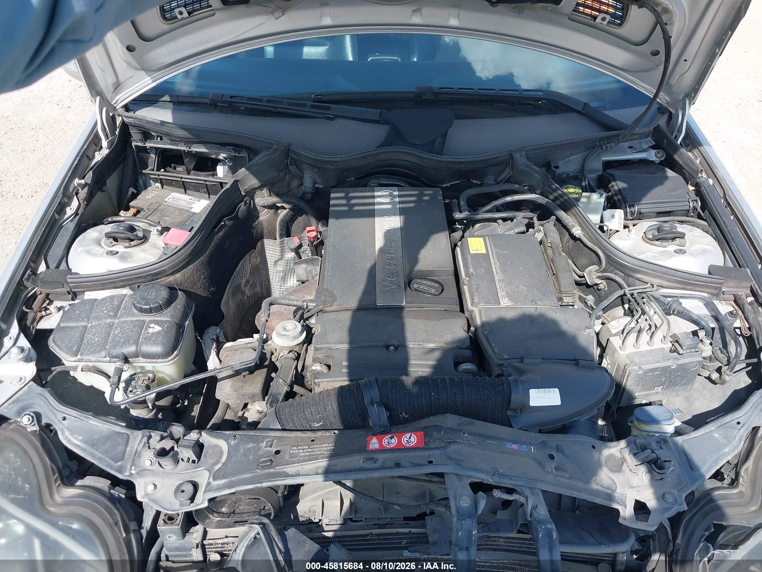 2005 Mercedes-benz C 230 Kompressor Sport Silver vin: WDBRF40J05F670480