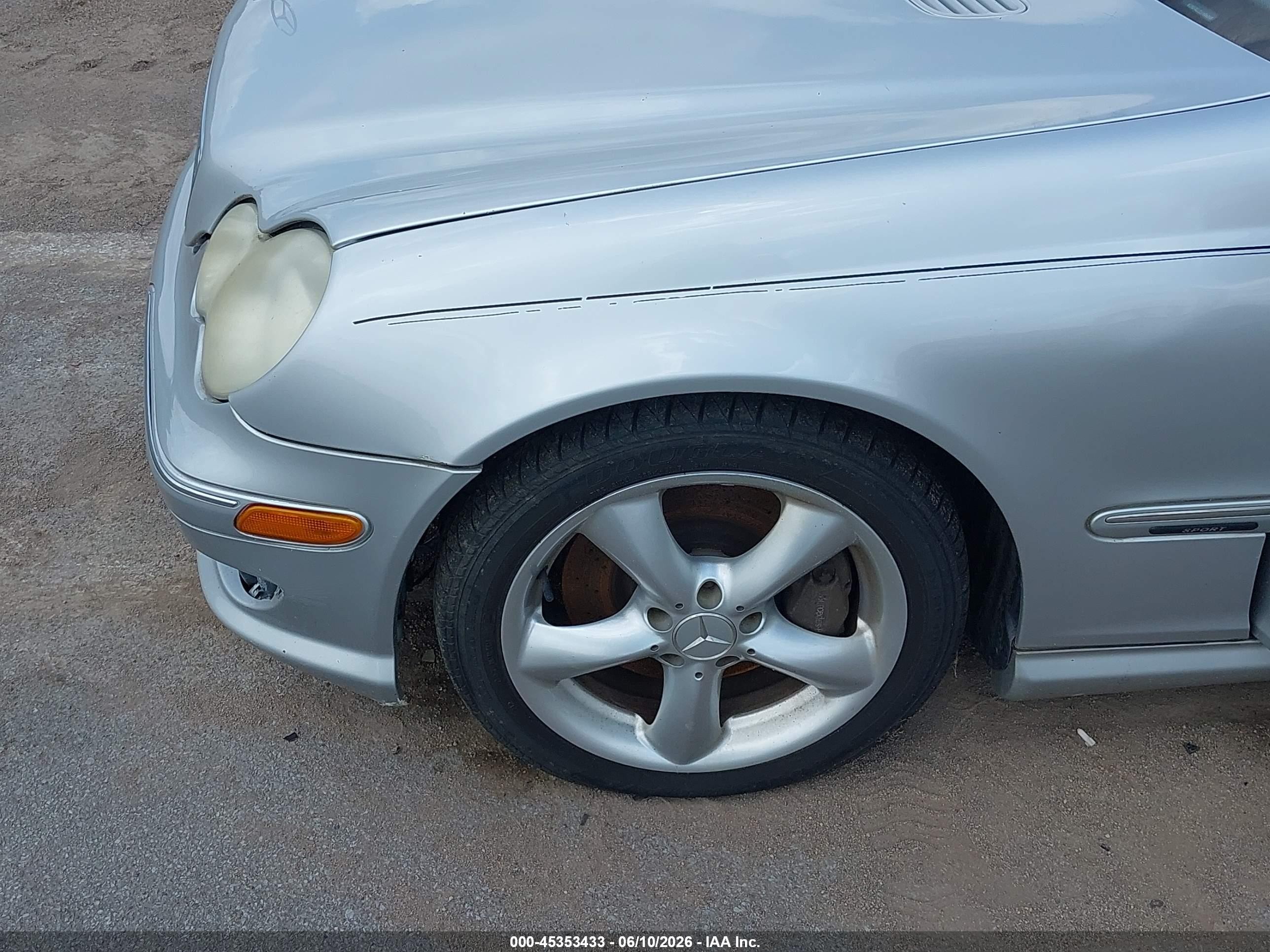 2005 Mercedes-benz C 230 Kompressor Sport Gray vin: WDBRF40J05F696884
