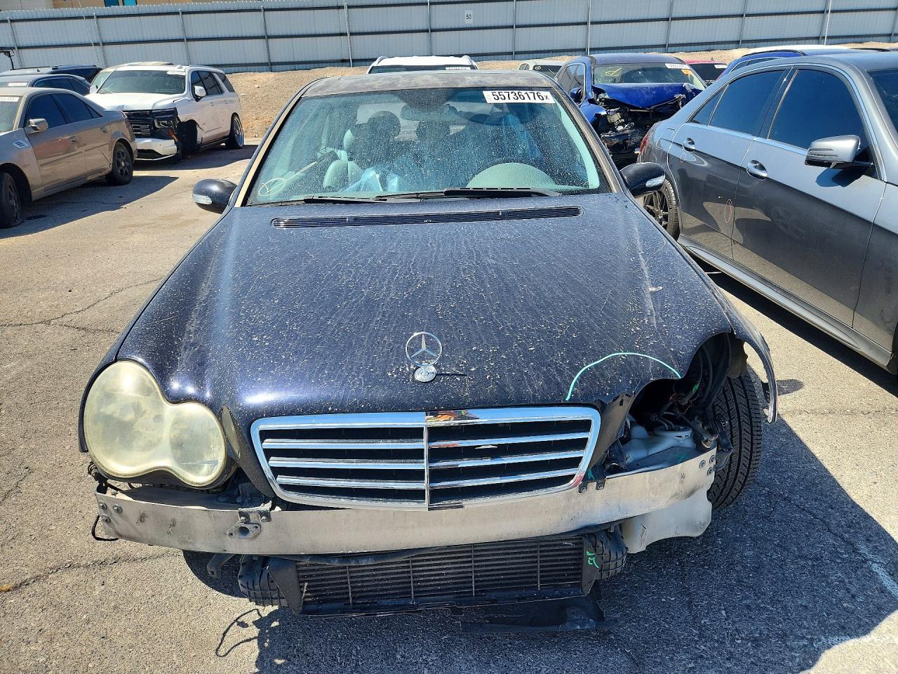 2005 Mercedes-benz C 230k Sport Sedan Черный vin: WDBRF40J05F713134