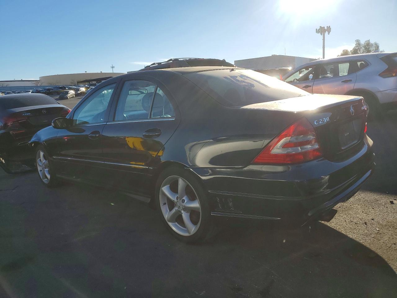 2005 Mercedes-benz C 230k Sport Sedan Черный vin: WDBRF40J05F713134