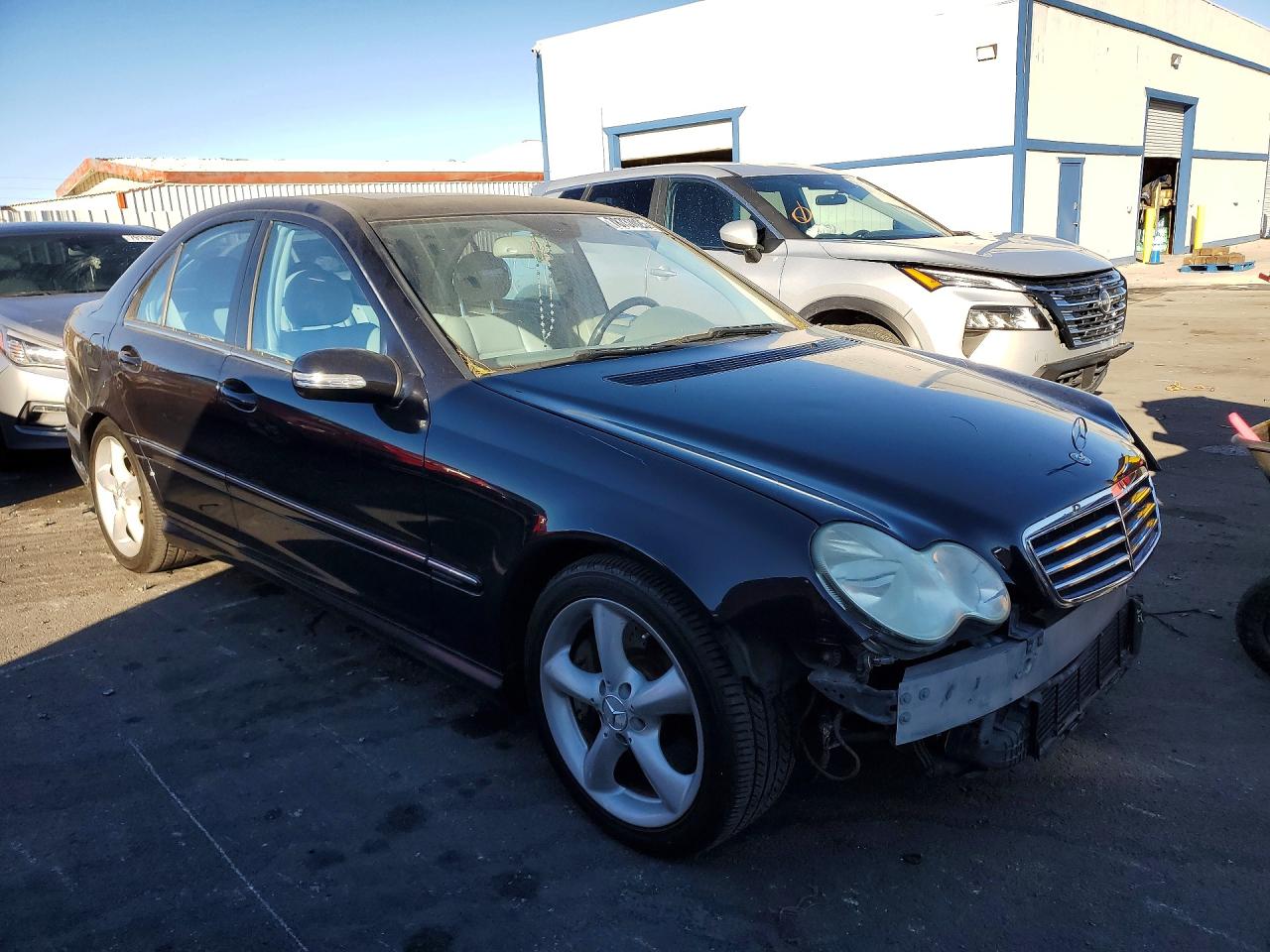 2005 Mercedes-benz C 230k Sport Sedan Черный vin: WDBRF40J05F713134