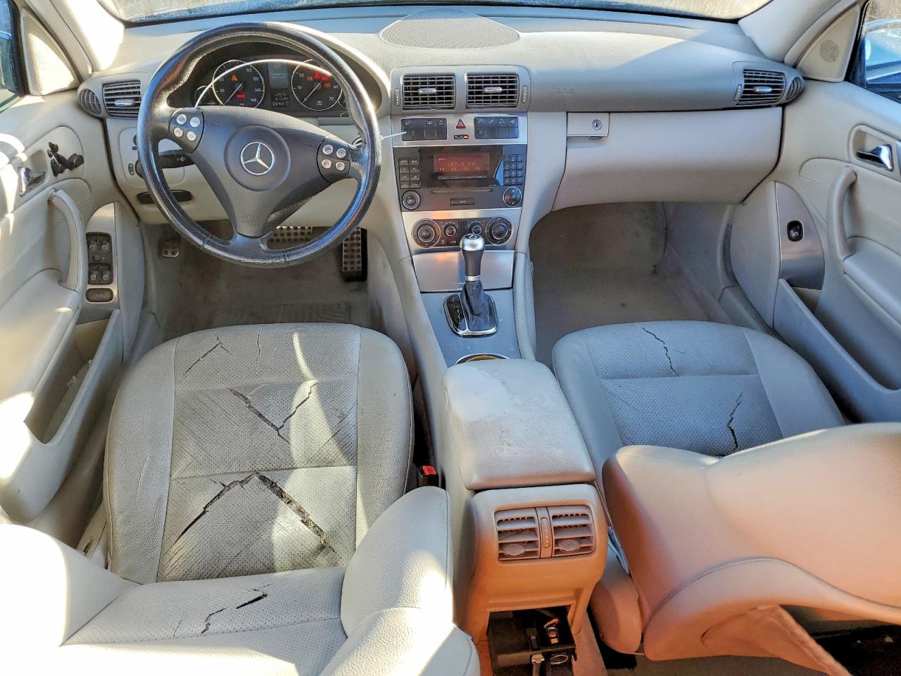 2005 Mercedes-benz C 230k Sport Sedan Черный vin: WDBRF40J05F713134