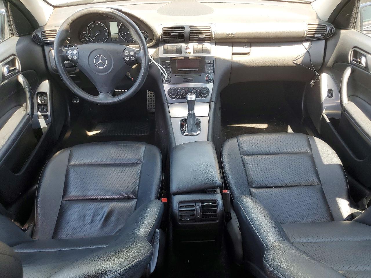 2005 Mercedes-benz C 230k Sport Sedan Black vin: WDBRF40J05F713926